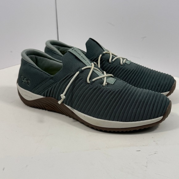 Ryka RE-ZORB Lite Women Walking Shoes Green Knit Comfort Size 8 - Picture 6 of 11